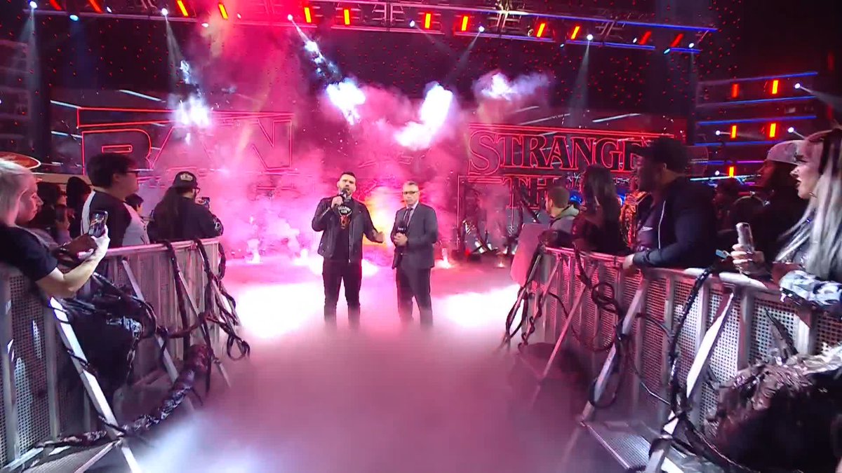 WELCOME TO MONDAY NIGHT RAW 🔥 stranger things