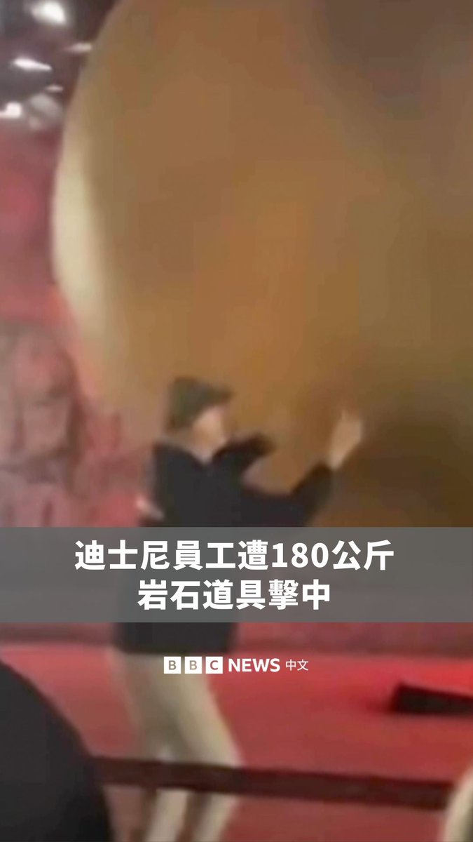 美国华特迪士尼世界的一名工作人员在一场演出中，因试图阻挡一个脱落的岩石道具滚向人群而被击中。迪士尼在一份声明中表示，他们正专注于支持演出成员，且该员工“正在恢复中”。