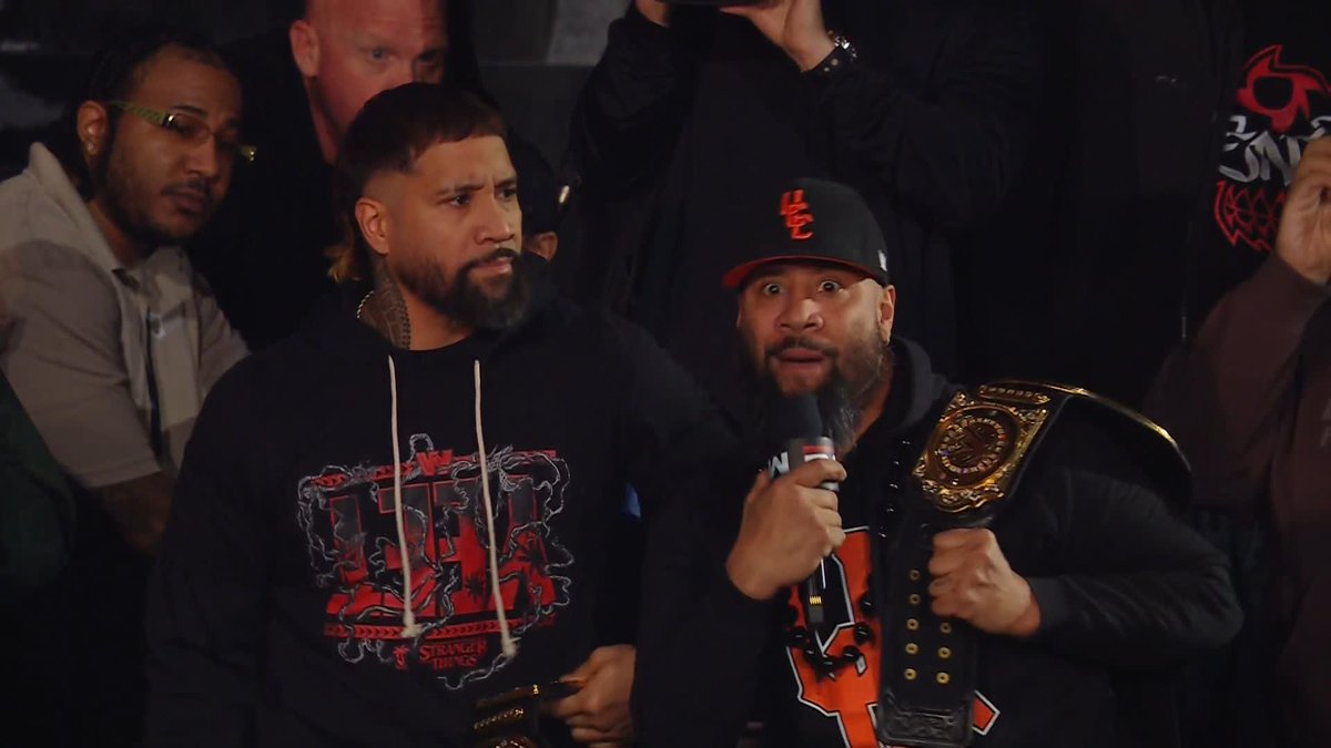"This is the year of the USOS" 🙌 The new tag team champions are ready to fight ALL challengers!