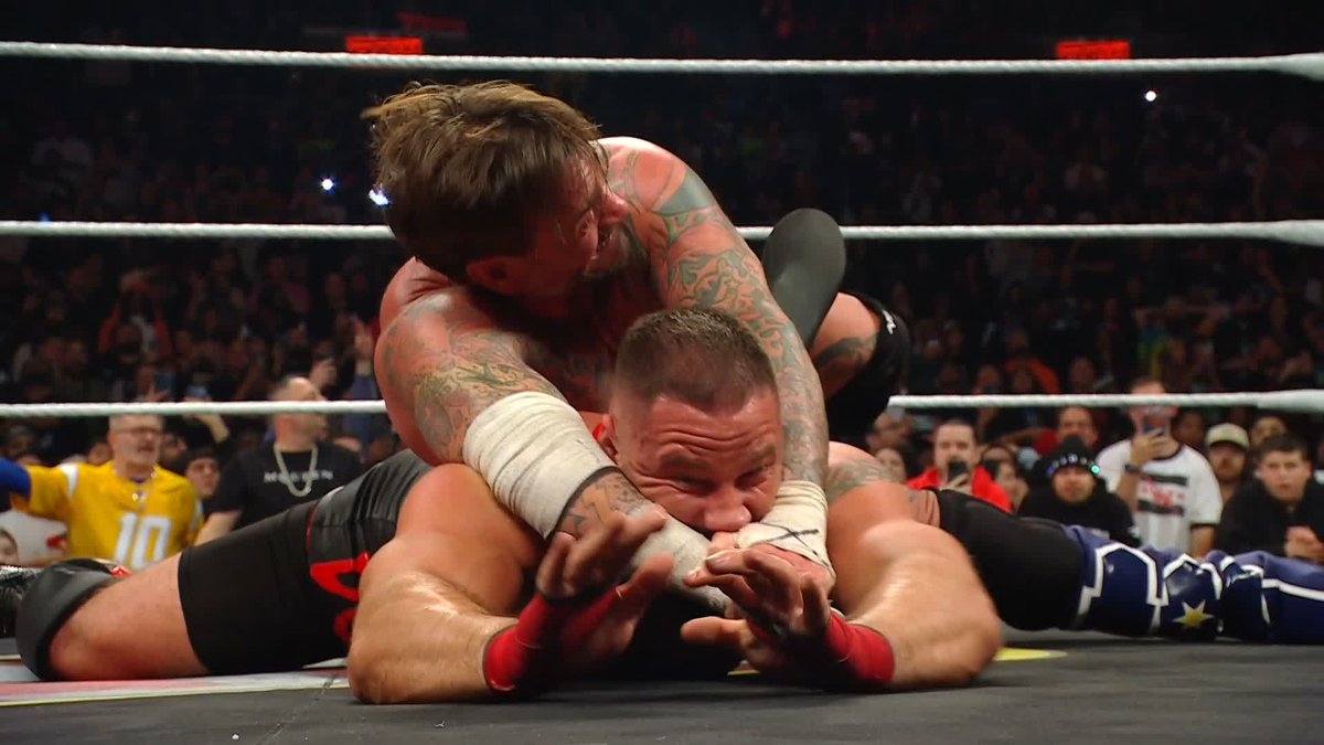 STF BY CM PUNK!!! THIS MATCH IS NUTS!!!