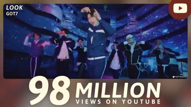 “Look” music video has now surpassed 98 million views on YouTube. GOT7 - Look — GOT7 GOT7 (갓세븐) #GOT7 #갓세븐 #GOT7_Look
