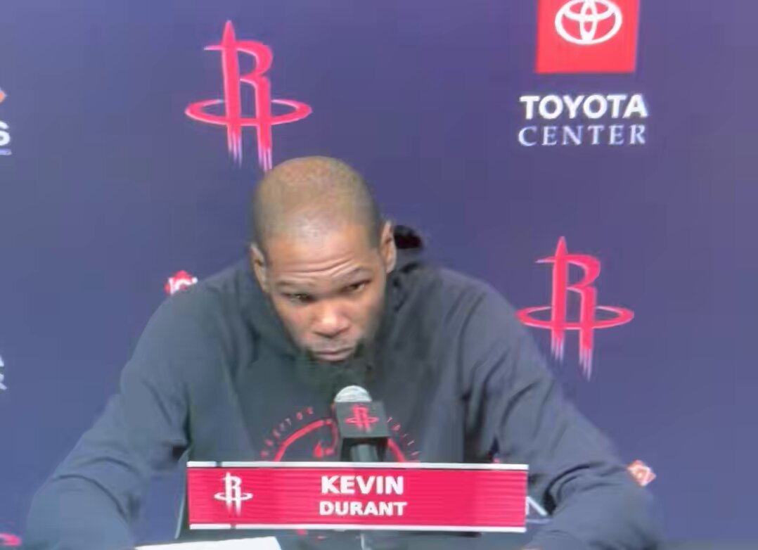 Kevin Durant post game on hitting a game winner over Phoenix: “A place I didn’t want to leave and my first time being, I don’t want to sound to dramatic but I will, kicked out of a place. It felt like I been scapegoated for the issues we had as a team last year, so yeah it felt good to hit a game winning shot…. You play with a little chip on your shoulder against your former team, especially when they trade you.