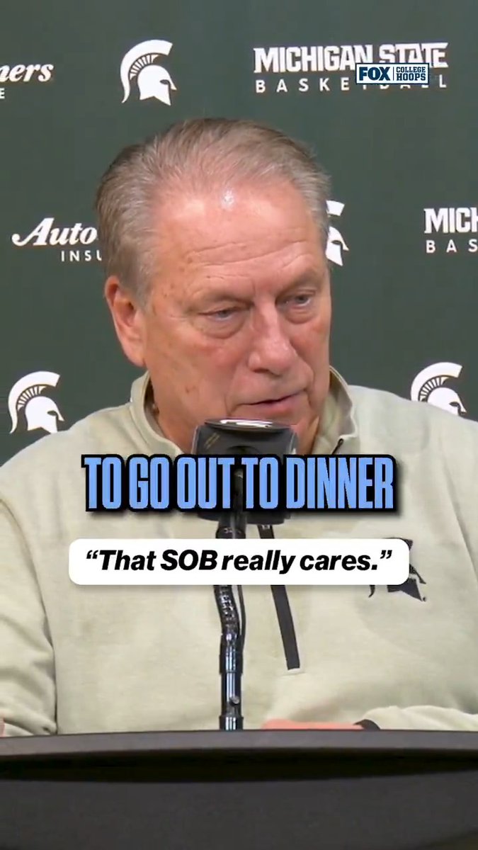 Michigan State HC Tom Izzo on his players debating with him in games.