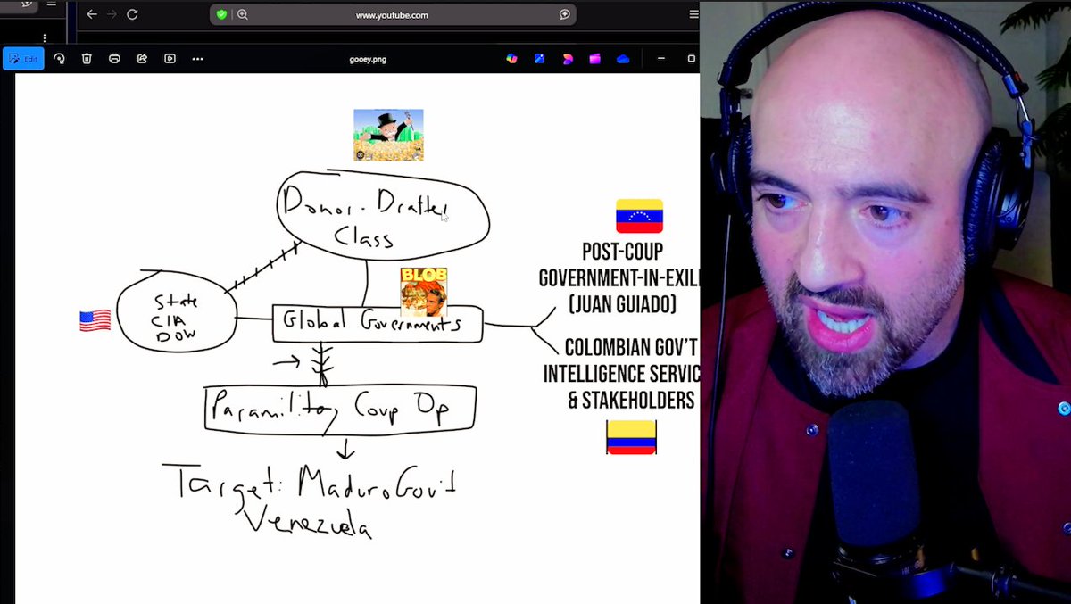 Going Going, Back Back, To Venezuela Venezuela (Part 3) [Archive Sub Stream Oct 2025] -- This is a good deep dive on the stakes and stakeholders during the attempt to capture Maduro in 2019 during Trump 1.
