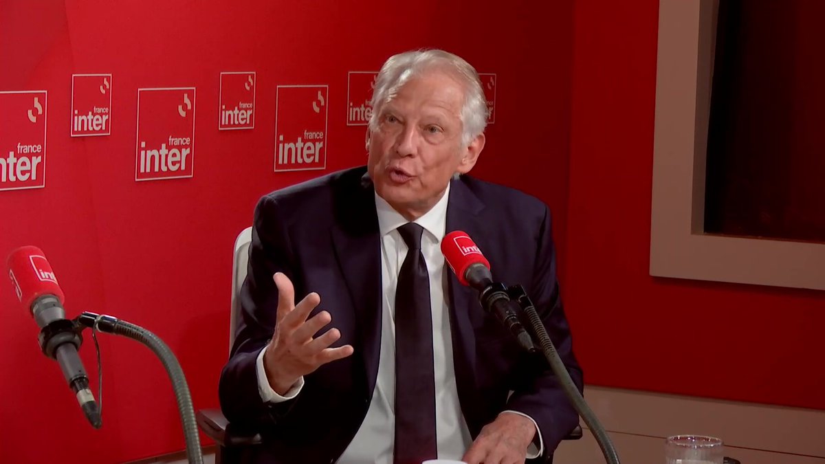 Dominique de Villepin : “Depuis 2003, la France avait posé une doctrine […] sur la nécessité de refuser le récit civilisationnel sur lequel s’appuient aujourd’hui Trump et un certain nombre de grands États impériaux.” ➡️ #LaGrandeMatinale