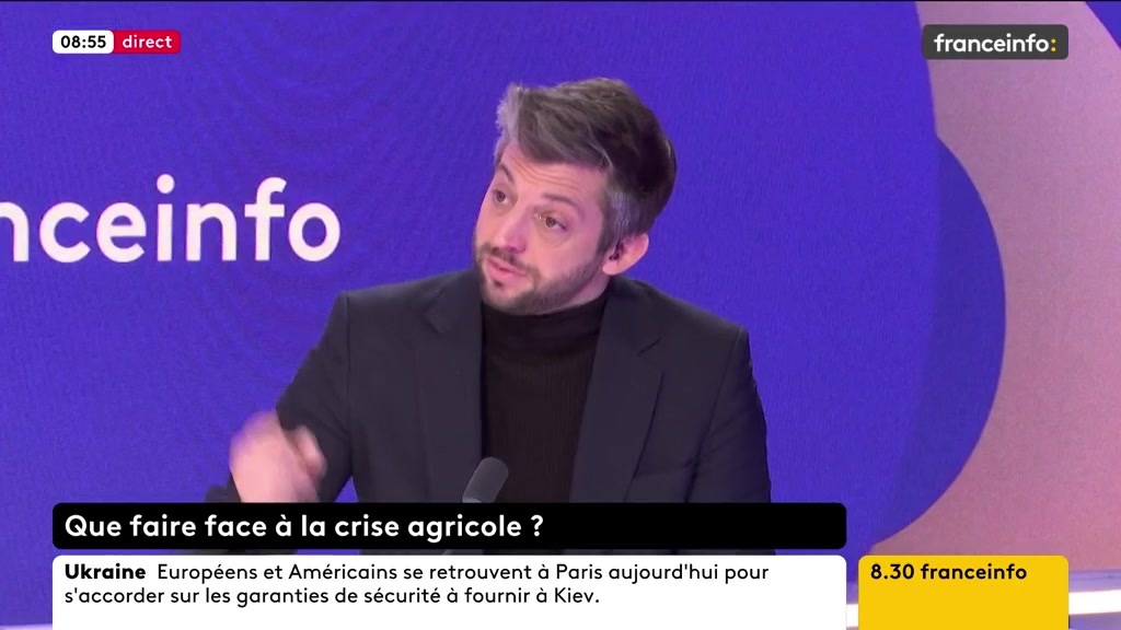 🔴 Que faire face à la crise agricole ? ➡️"Faire en sorte que l'accord puisse être révisé si c'est envisageable et convaincre les Européens qu'il y a peut-être mieux à faire que de signer l'accord sur le Mercosur dans le contexte que nous connaissons [...]", dit François Hollande