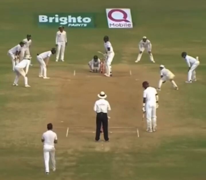 The Instruction: "Just block it for the draw." The Result: 💀 There are only TWO balls left in the entire series. West Indies just need to survive to secure a draw. Then... this happens. Is this the most heartbreaking way to lose a Test match? 🤯🤯🥲