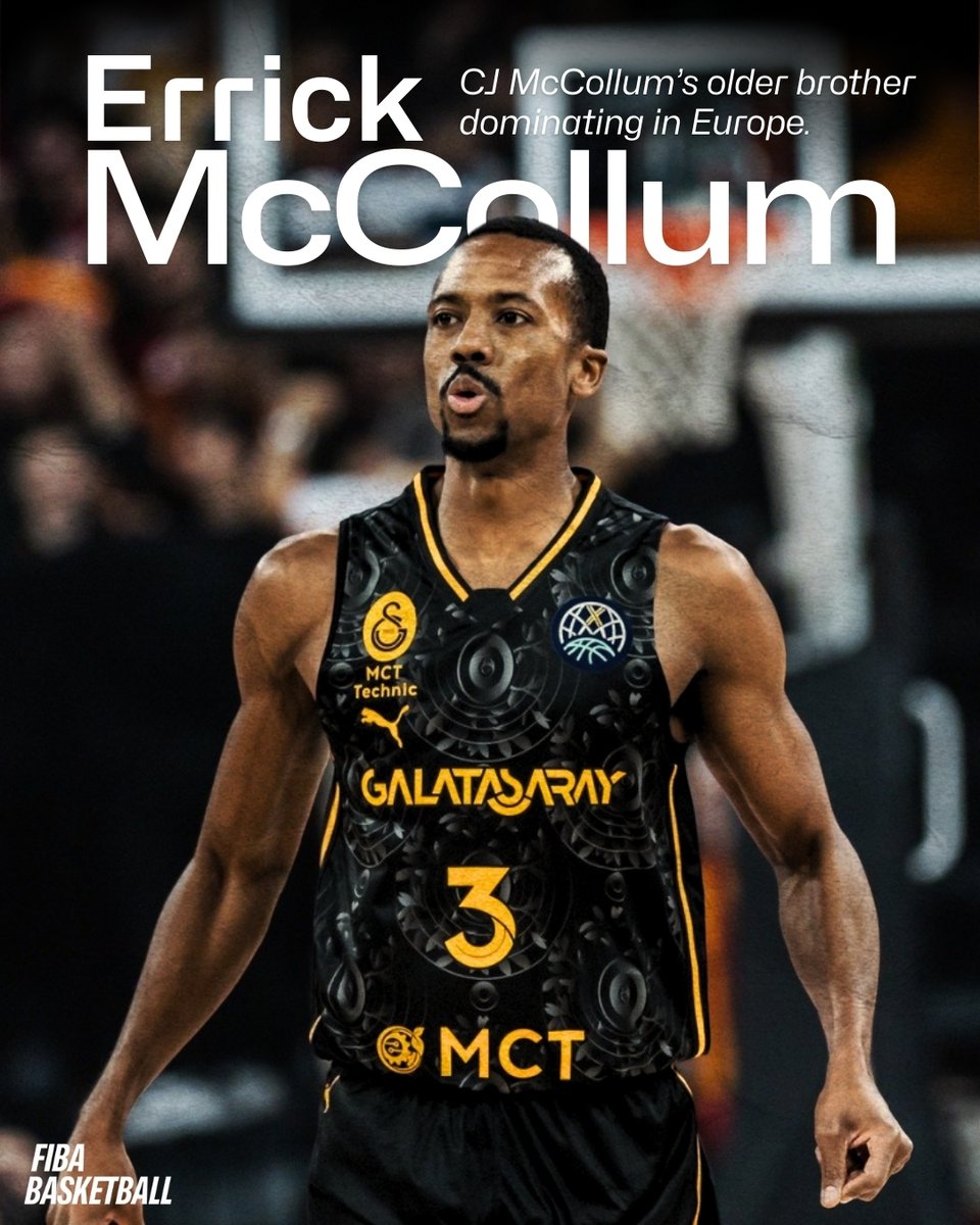 True legend of the game. Errick McCollum, CJ McCollum's brother, has been dominating in Basketball Champions League for years now ❤️‍🔥 #BasketballCL