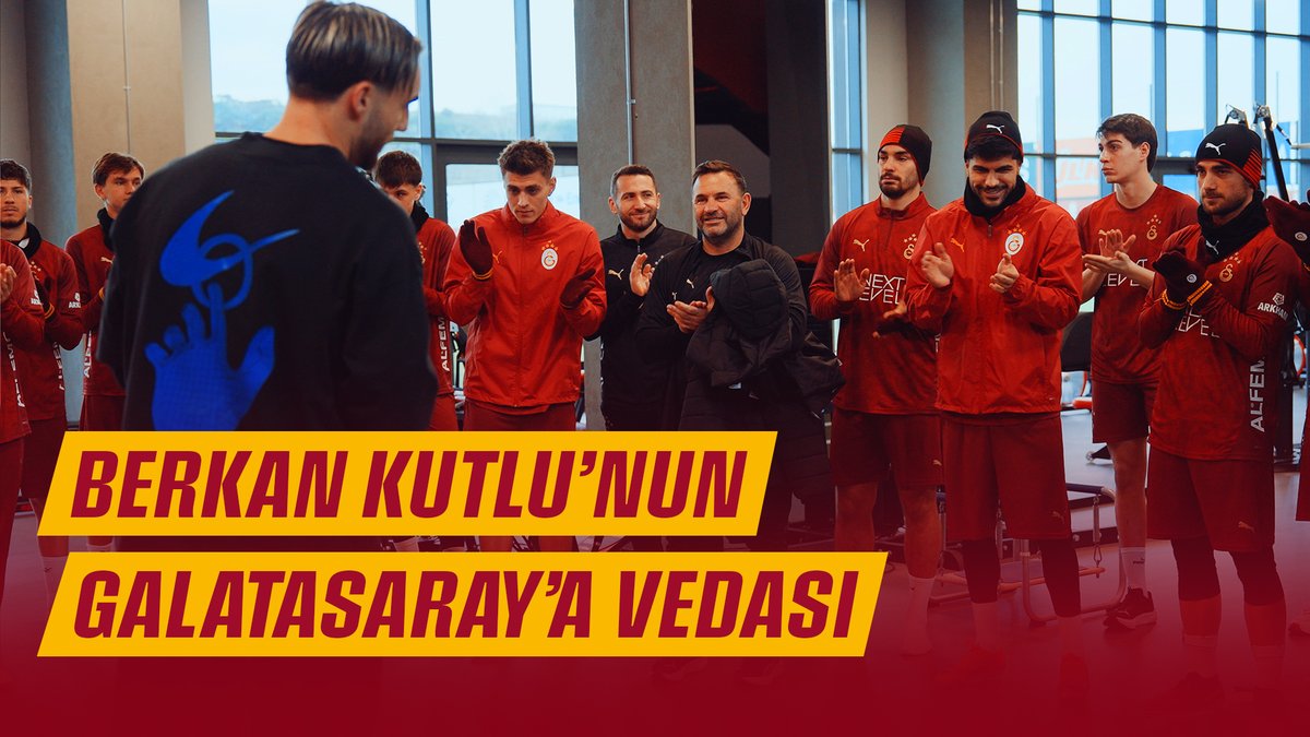 🎥 Berkan Kutlu’nun, Galatasaray’a vedası 🦁 Kemerburgaz Metin Oktay Tesisleri’ndeki özel anlar Galatasaray YouTube Kanalı ve GSPlus’ta yayında! ✅ İzlemek için 👇