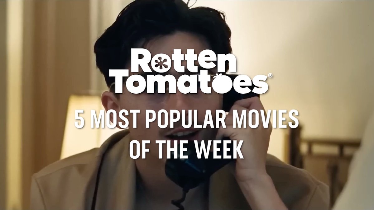 Timothée Chalamet's #MartySupreme is the most popular movie this week on Rotten Tomatoes.