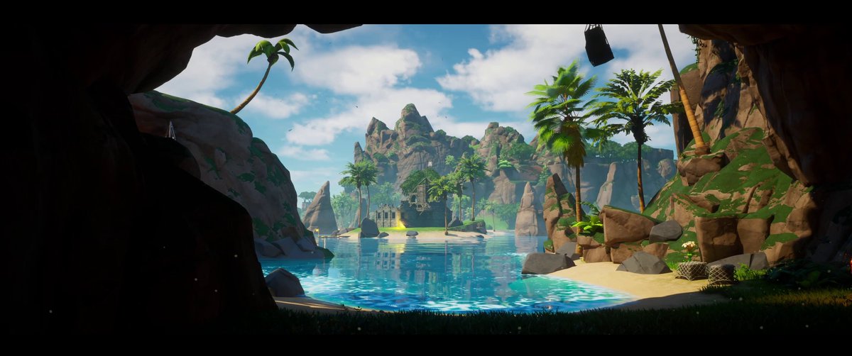 Here is an environment I made today that showcases Realtime Weather with the power of UEFN! #UEFN #Fortnite