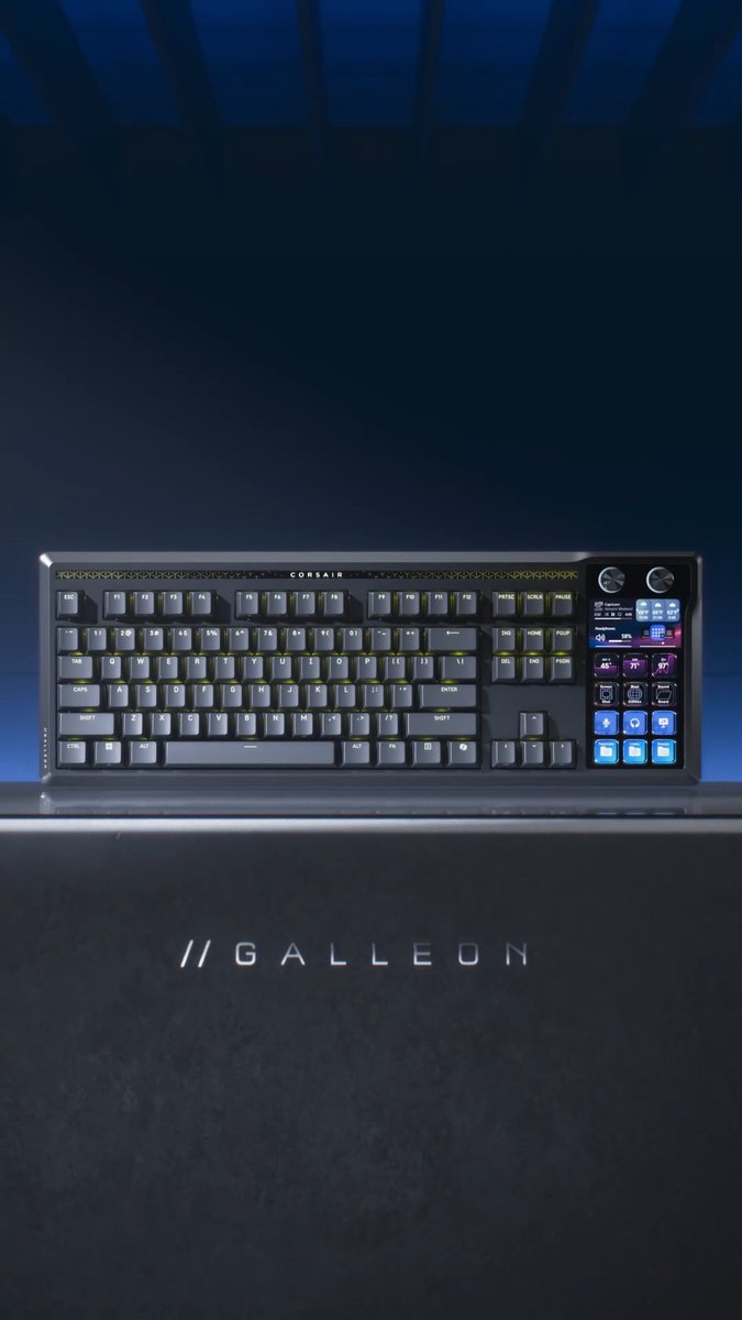 We combined forces with Elgato to create a Stream Deck-integrated mechanical keyboard 🤯 Say hello to GALLEON 100 SD! Command your entire gaming setup from one device with the limitless customization options this keyboard has to offer 👀 🔗