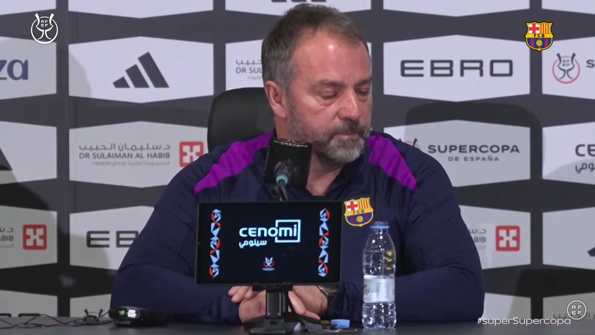 🗣️ Hansi Flick: ❝It's a tournament I like. Last season, winning the Super Cup gave us a lot of energy, and we want to lift it again this year.❞