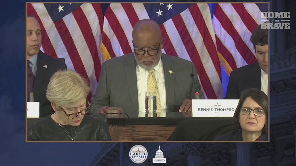 Rep. Thompson: "Dozens of nonpartisan career prosecutors and FBI agents who worked on January 6th cases have been summarily fired...the DOJ has become an instrument for retribution. The message is clear: Uphold the rule of law, and you will be punished."