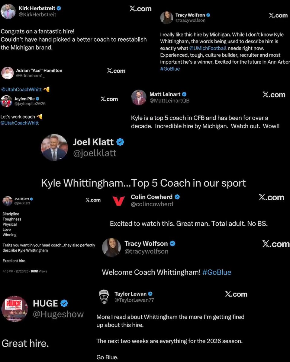 A great hire and the perfect fit. It’s great to be a Michigan Wolverine 〽️