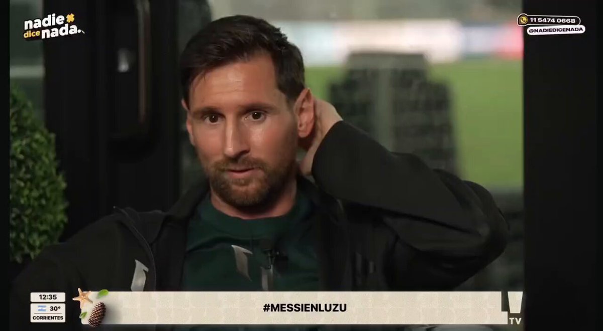 "Yo sabía que en el momento qué caía a Rosario ya estaba y no me podía mandar ninguna y ahí pensé que es la mujer de mi vida" - Messi sobre Anto. si no me van a querer así, no quiero nada😍🥹 #nadiedicenada #MessiEnLuzu