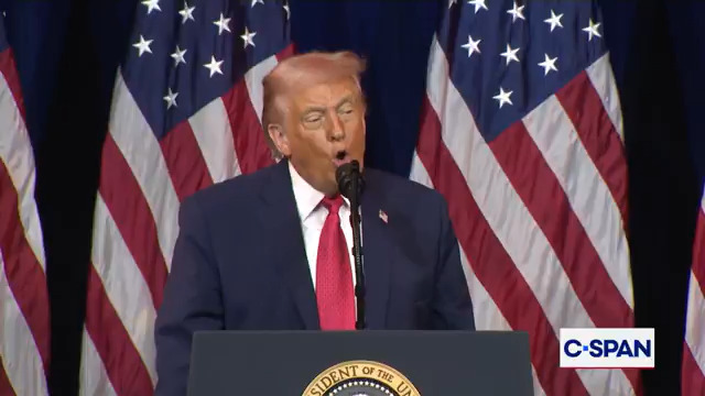 President Trump addresses healthcare when speaking to House Republicans retreat: "If you can come up with healthcare --remember this--where the money goes to the people...they can't fight it."