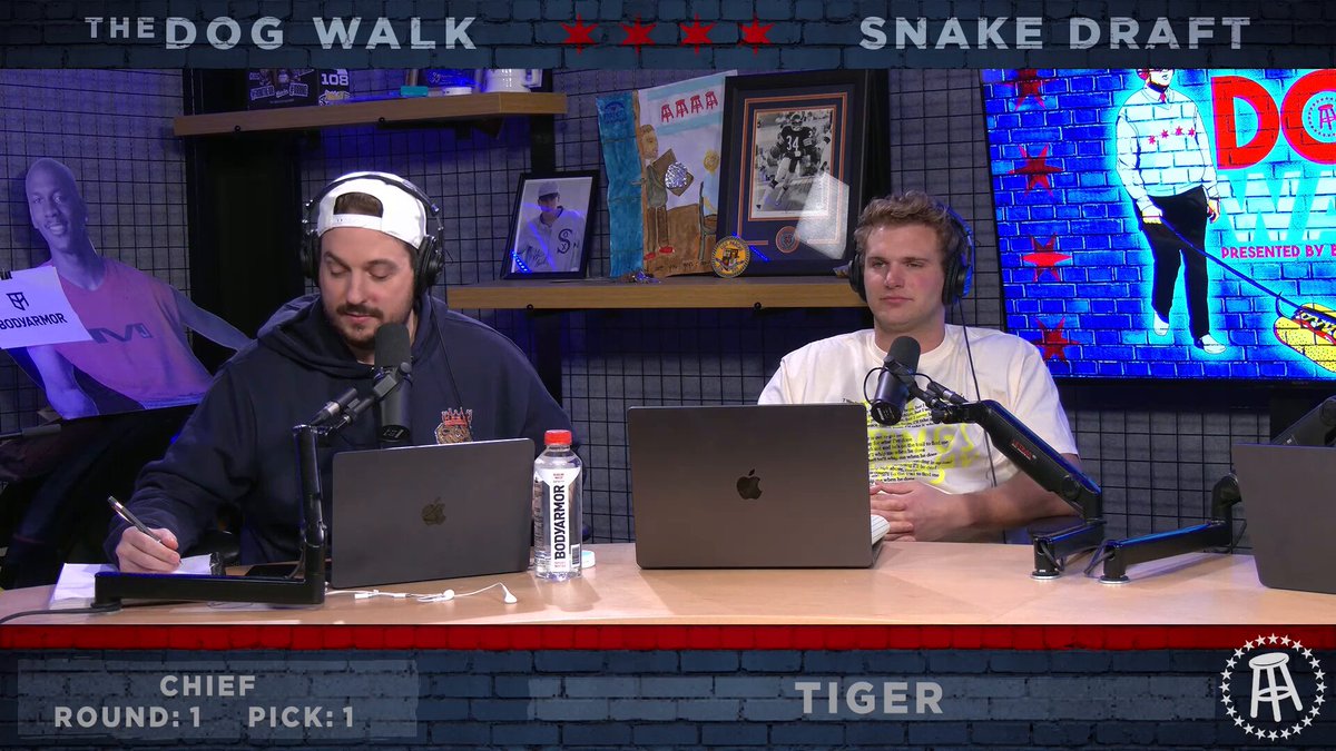 Who ya got: Tiger or elephant? @dogwalkbarstool