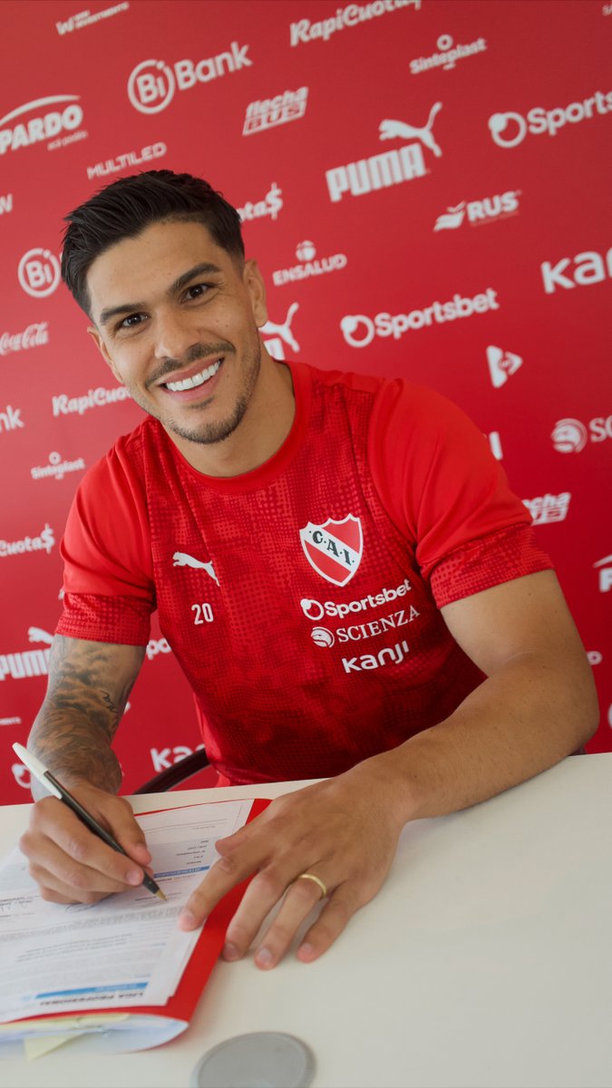 ¡Hay Cedrés hasta 2027! Rodrigo Fernández Cedrés arregló su continuidad por dos años tras incorporarse a #Independiente en condición de jugador libre. #TodoRojo 🔴