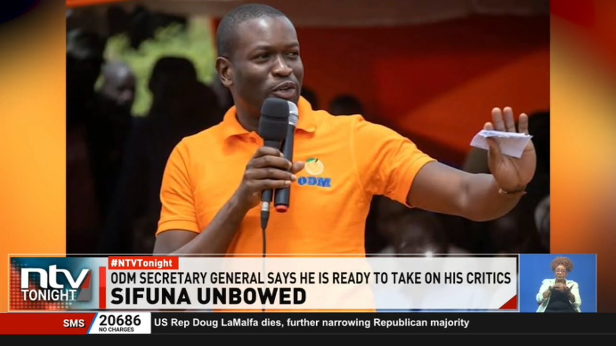 Sifuna Unbowed: ODM Secretary General Edwin Sifuna, who has openly stated he will not support President Ruto in 2027, says “he does not fear anyone and is ready to rumble with whoever comes his way”. #NTVTonight Zainab Ismail Duncan Khaemba
