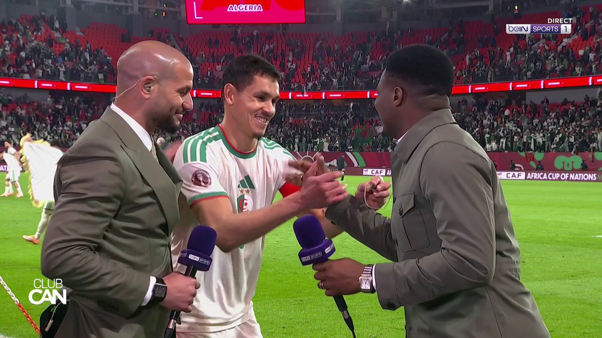 [📺LIVE] 🏆🌍 Le #ClubCAN 🇩🇿 Aïssa Mandi réagit à la victoire de l'Algérie au bout de la prolongation face à la RD Congo ! #beINCAN2025 #ALGRDC