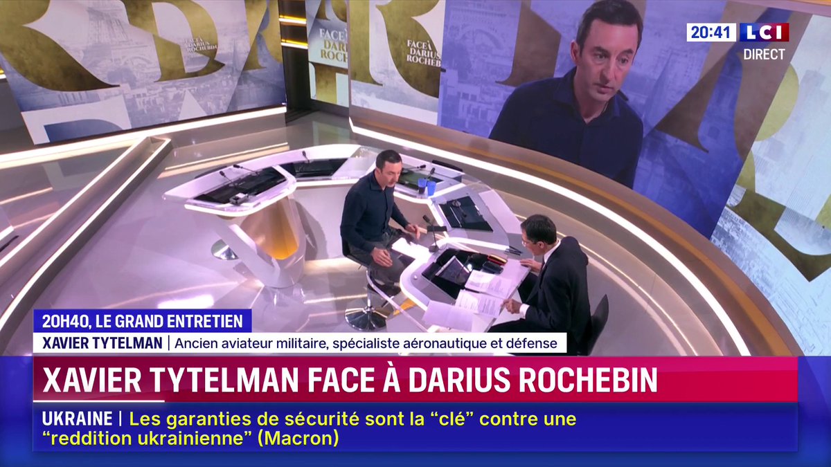 🔴 Ukraine Les Russes "ne céderont à la paix ou à un cessez-le-feu que quand ils y seront contraints" : Xavier Tytelman (Xavier Tytelman) face à Darius Rochebin 📺 LCI