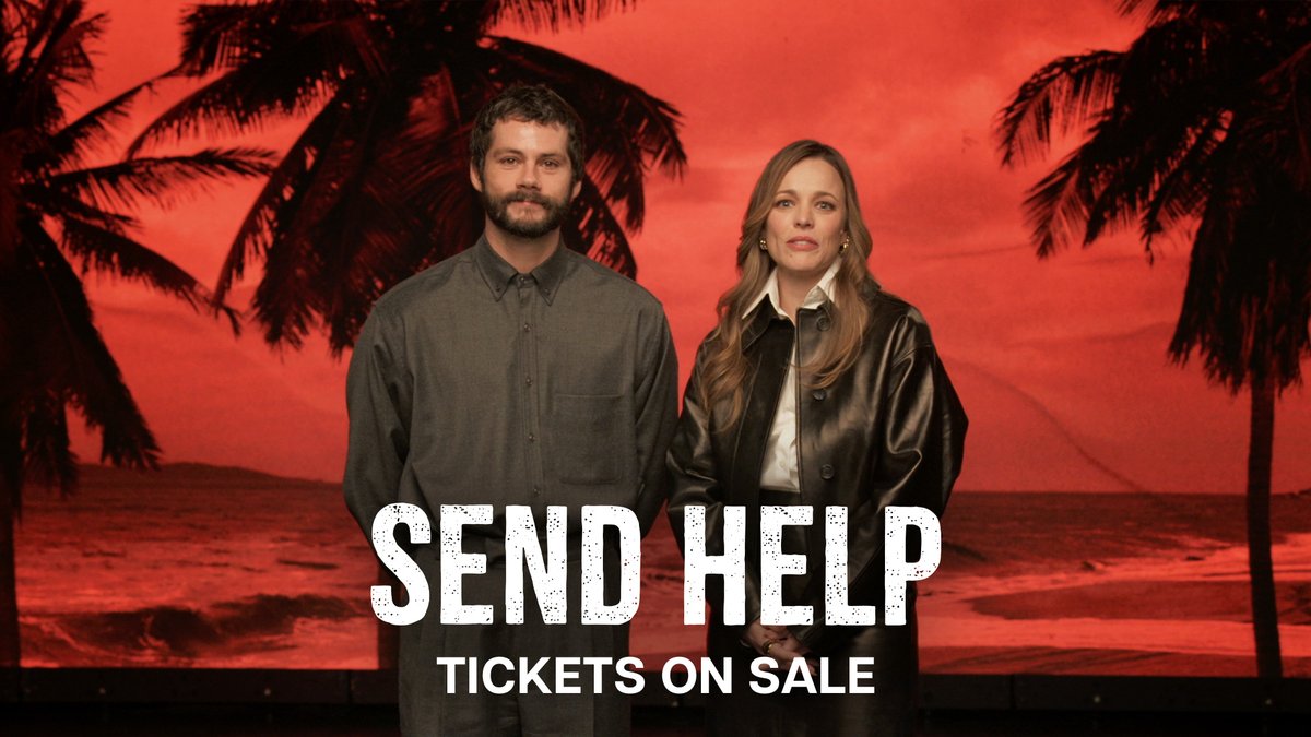 A special announcement from Rachel McAdams and Dylan O'Brien! Experience SEND HELP in theaters January 30. Get tickets now: