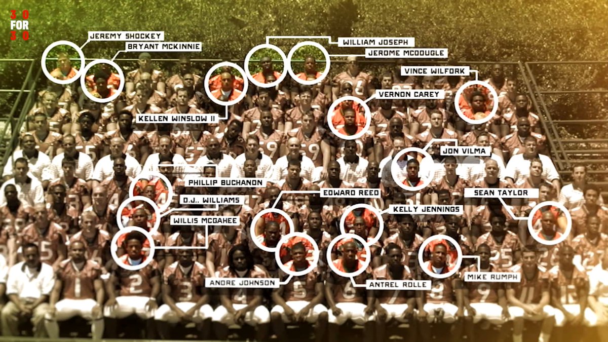 This unforgettable Canes squad had 17 players from the 2001 national championship team drafted in the first-round 🤯 30 for 30: ‘The U: Part 2’ 🎥