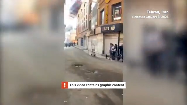 WARNING: GRAPHIC CONTENT At least 25 people have been killed in Iran during the first nine days of protests that started in Tehran's Grand Bazaar over the plunging value of the currency and soaring inflation. More than 1,000 people have been arrested