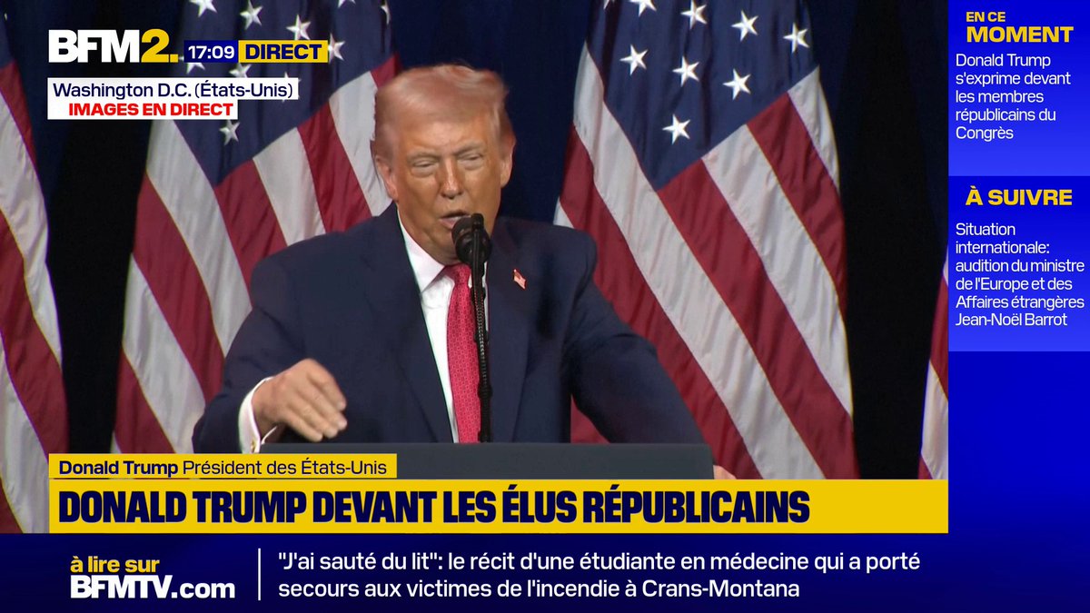 💬"Tu ne peux pas me faire ça" Donald Trump raconte avoir menacé Emmanuel Macron de droits de douane pour faire augmenter le prix des médicaments #BFM2