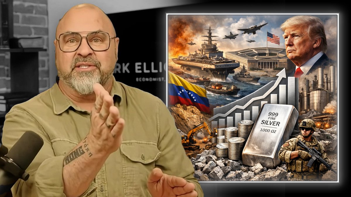 📈BREAKING: US Blockade Of Venezuela Triggers New Spike In Silver Price! Trump Declares Silver A National Security Issue, And Pentagon Responds By Moving Directly Into Silver Mining / Refining! Renowned Economist Dr. Kirk Elliott Breaks Down The Latest Developments With Alex Jones! KEPM