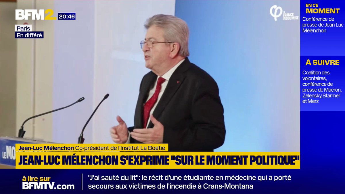 Pour Jean-Luc Mélenchon, Emmanuel Macron est "un poulet d'élevage" #BFM2