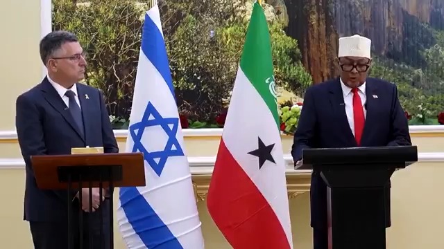 Israel formally recognized the self-declared Republic of Somaliland as an independent state, a move that challenges Somalia's opposition to secession and could shift regional alliances