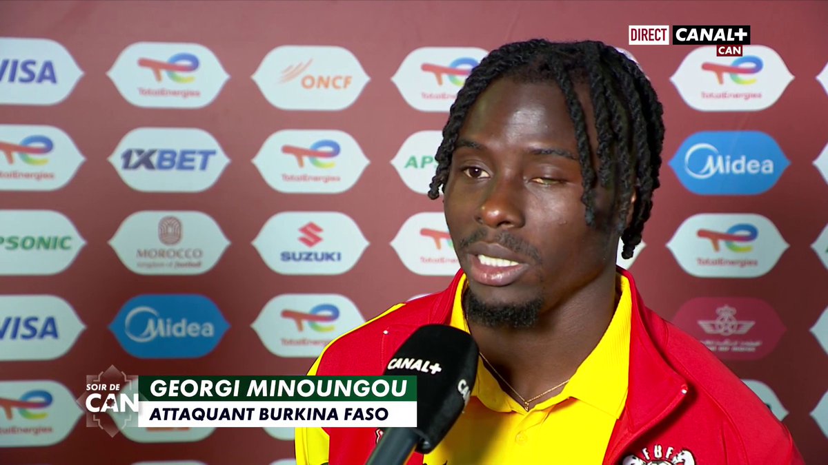 #CANALPLUSCAN : « On était venu avec l’objectif d’aller en finale. Mais ça s’arrête là malheureusement » a déclaré Georgi Minoungou 🇧🇫déçu après le match contre la Côte d'Ivoire 🎙️