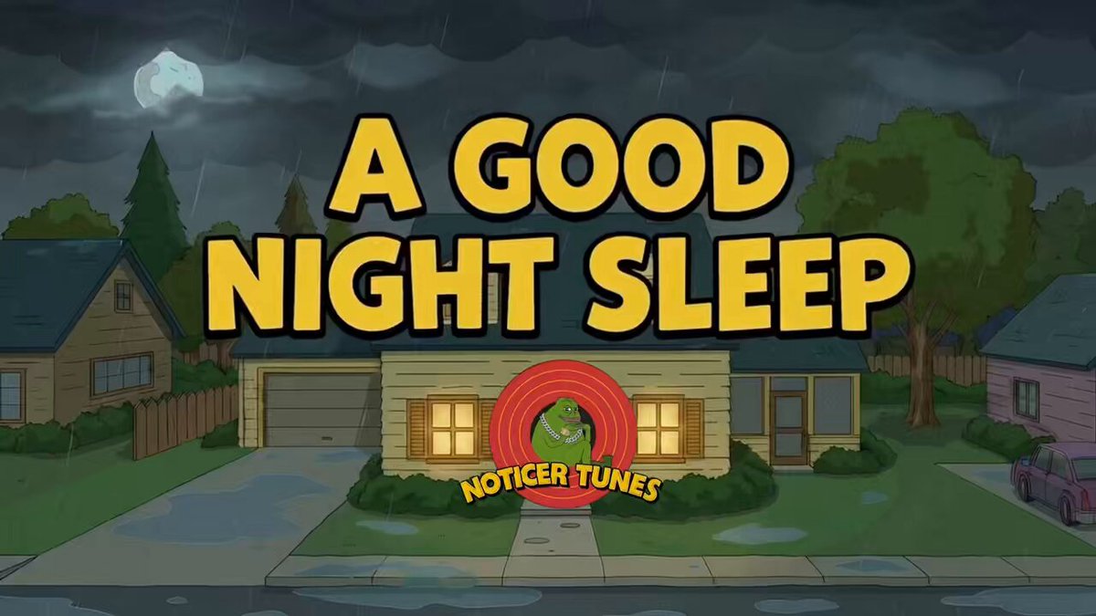 A Good Night Sleep.