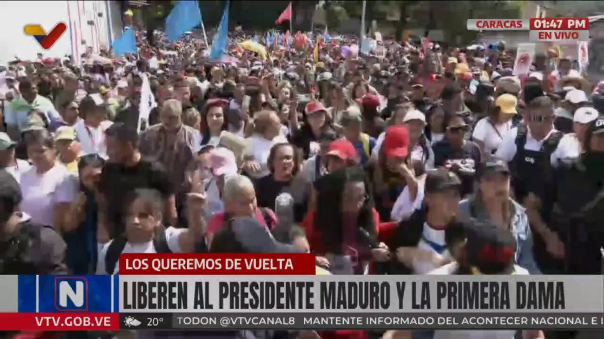 ¡El chavismo lo volvió a hacer! El movimiento de mujeres marcharon hoy en Caracas para exigir libertad de Cilia y Maduro. Un gran discurso que resume las luchas de las mujeres por la patria