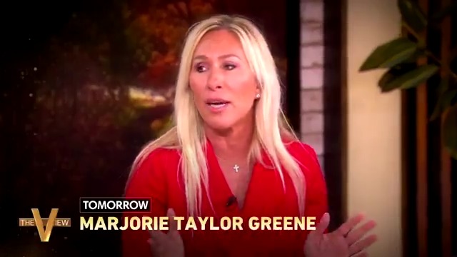 TOMORROW: Marjorie Taylor Greene sits down with the co-hosts of 'The View' LIVE for her first interview since leaving Congress.