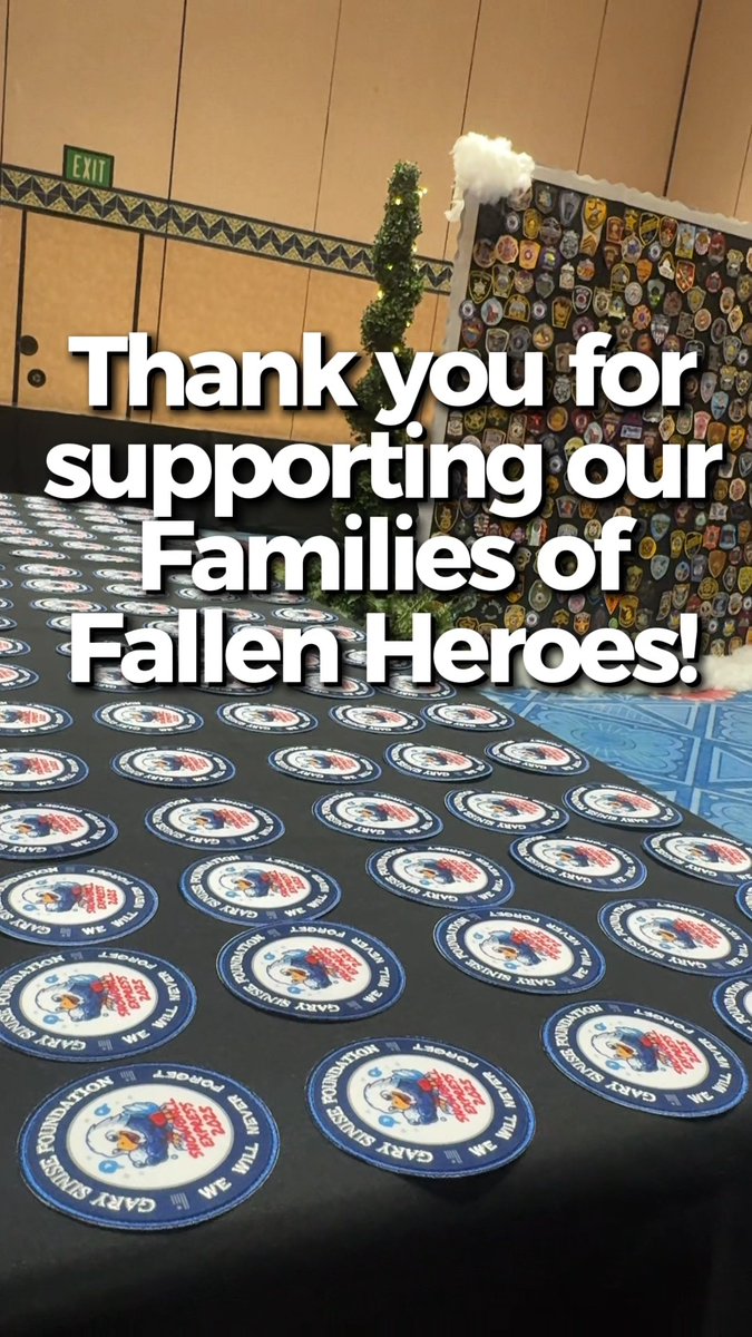 We asked and you delivered! The response to our call for department patches was beyond anything we imagined. Individuals and departments from across the nation flooded us with notes, letters, and personal patch collections to be shared with our families of fallen first responder heroes. At our Snowball Express Annual Event, the Patch Wall stood as powerful reminder that the heart of the first responder community stretches far beyond hometown lines. From the bottom of our hearts, thank you for showing up for these families and the loved ones they carry with them into every season.