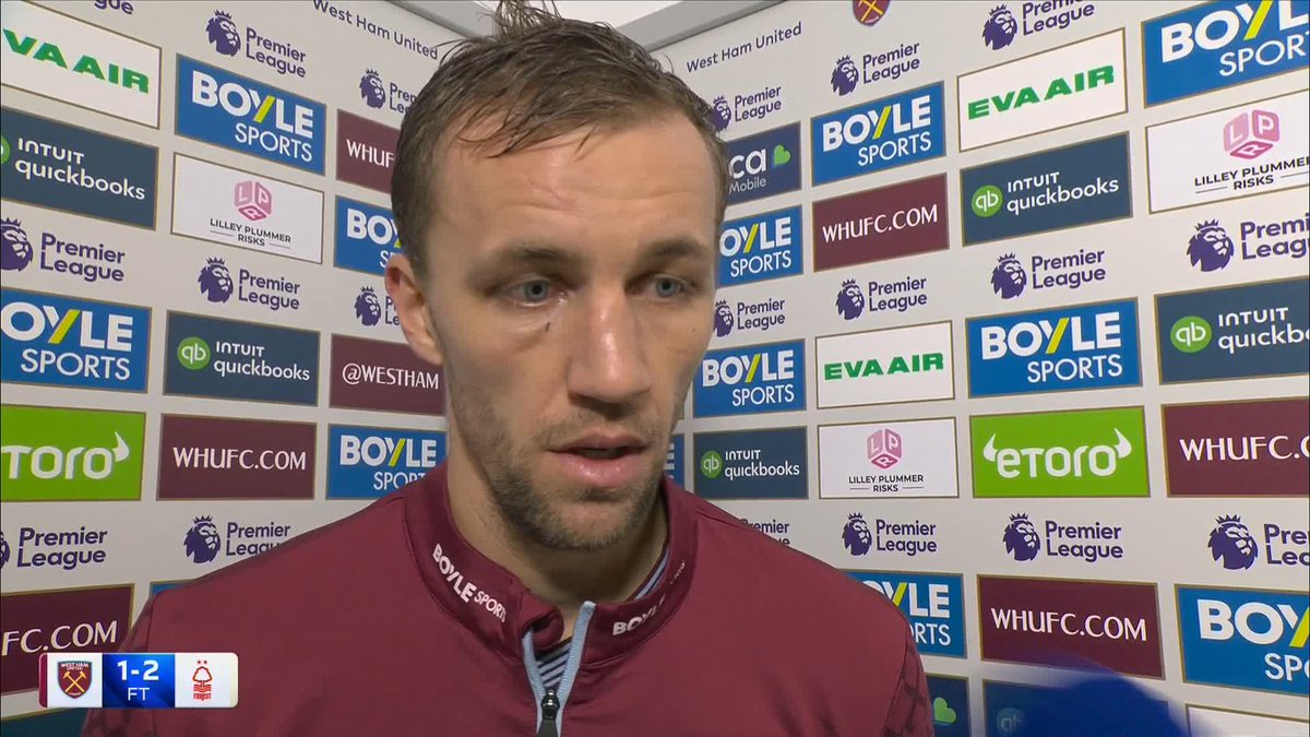 🗣️ "It was tough for us" Thomas Soucek reacts to West Ham's defeat to Nottingham Forest.