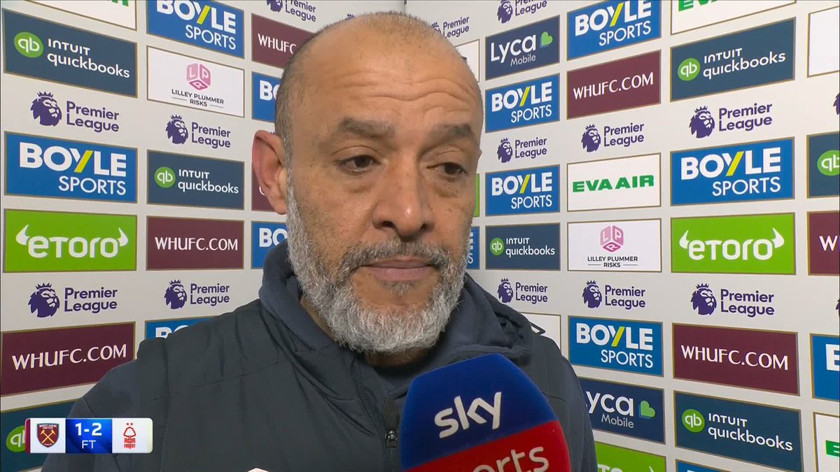 "It happens so many times that we get confused about the rules!" Nuno Espirito Santo 'couldn't quite understand' the decision to award Nottingham Forest the penalty that cost West Ham a point.
