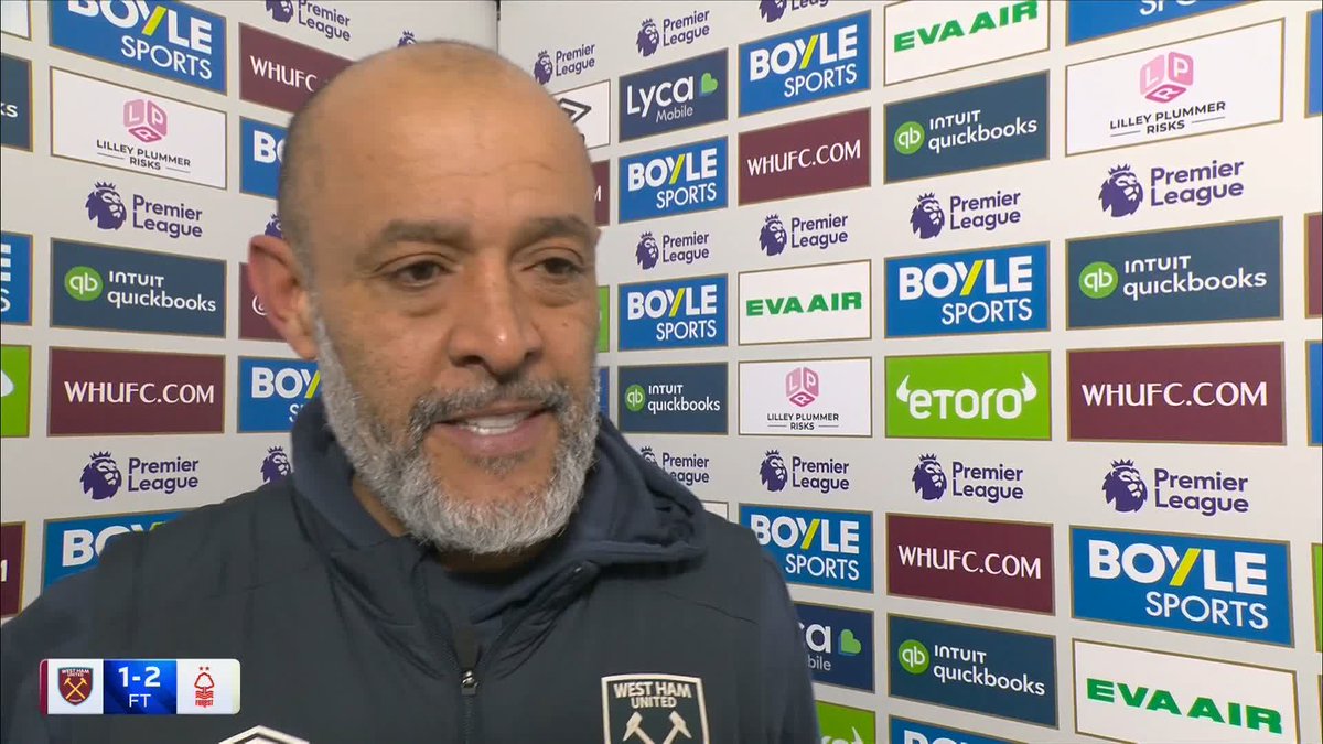 "We have tomorrow to speak and to solve things." Nuno Espirito Santo on Callum Wilson's West Ham future, after being left out of the squad against Nottingham Forest.
