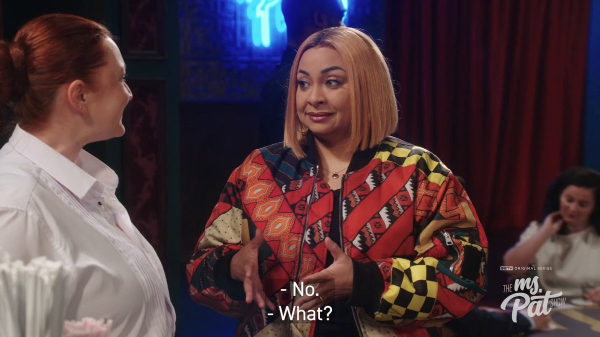 No one commits to a bit like Raven-Symoné. The queen of physical comedy. 👑 Here’s a sneak peek of the season premiere of #TheMsPatShow, streaming tomorrow on #BETPlus.