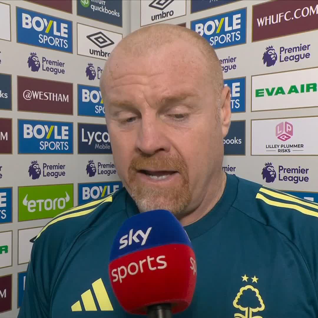 "I am a fan of VAR, and that's what it's there for!" Sean Dyche on the penalty decision that went Nottingham Forest's way this evening 🗣️