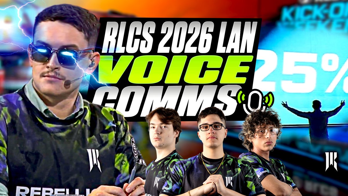 The sound of Lj ending his regional curse... 🥳😤 Voice comms from our #RLCS Regional 1 victory in Copenhagen are now available on YouTube 🙌 #ArmTheRebels