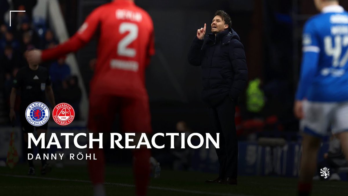 🎙️ Danny Röhl reflects on a strong performance, clean sheet and the tough fixture schedule in his post-match interview with RangersTV 👇