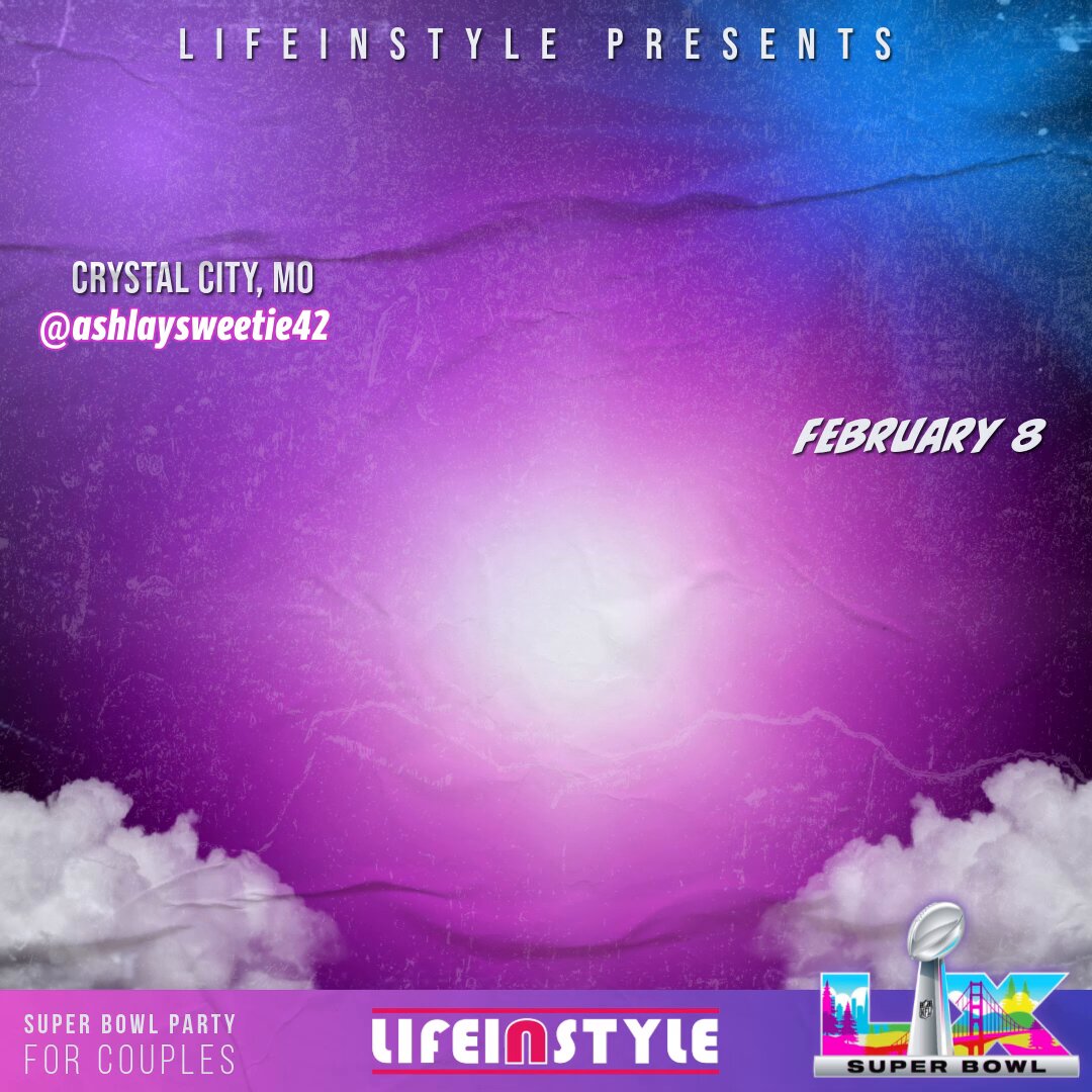 We’re bringing Super Bowl LX with a private Lifeinstyle watch party hosted by ashlaysweetie and crew, and it’s shaping up to be one of our favorite low-key nights of the season. This isn’t a chaotic sports bar or a mixed crowd guessing the vibe. It’s a ticketed Lifeinstyle gathering for lifestyle couples and open-minded adults who want to enjoy the game in a comfortable, social setting surrounded by people who already understand the scene. Pregame starts at 4:30 PM, kickoff at 5:30 PM, at The Office Bar in Crystal City, MO. Expect multiple TVs, pool tables, karaoke, music, a full bar, and shared appetizers to keep the energy going throughout the night. Entry details are simple: • Ticketed guests only • No door sales • No on-site approvals • Single ladies receive free cover If you’re looking for a relaxed Super Bowl night with good conversation, familiar faces, and a crowd that knows how to keep things respectful and fun, this one’s for you. RSVP ahead of time and come hang with us for Super Bowl LX, Lifeinstyle style.
