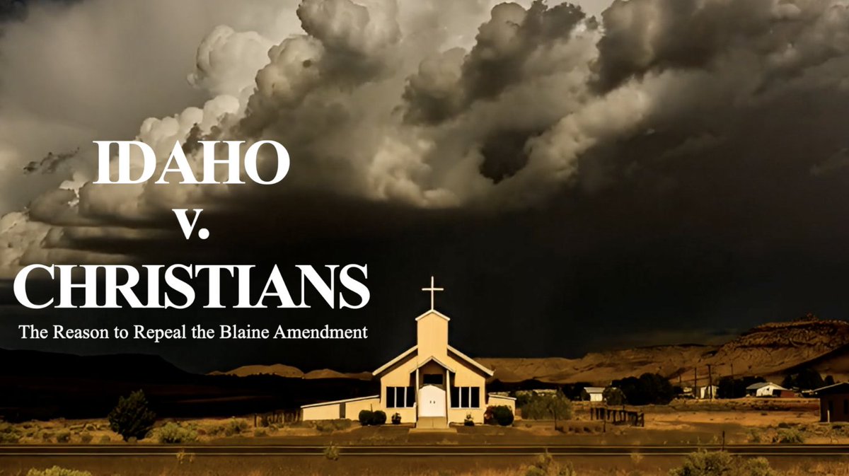 Here it is - the short documentary Idaho v Christians: The Reason to repeal the Blaine Amendment. Share and give us your comments below.