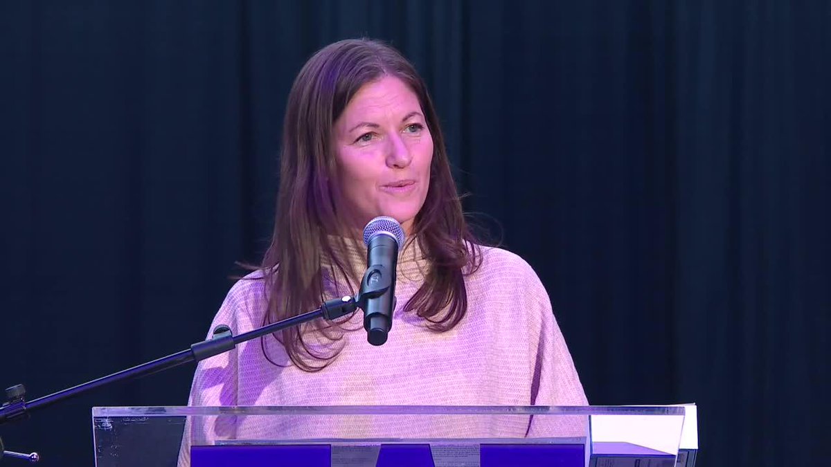 “She was our purpose. She was special—the kind of special that brings people together and inspires everyone around her to live more.” Washington Women's Soccer HC Nicole Van Dyke honors the memory of late Mia Hamant 🧡 Watch Mia's Celebration of Life on B1G+ ➡️