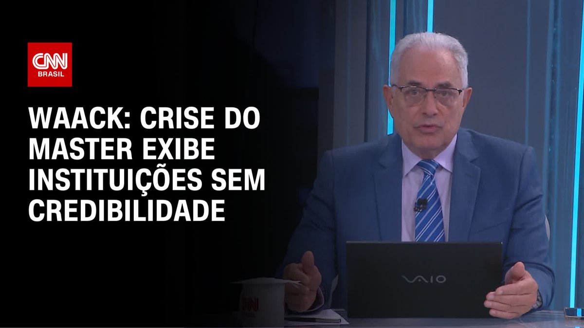 Waack: Crise do Master exibe instituições sem credibilidade; assista #WW
