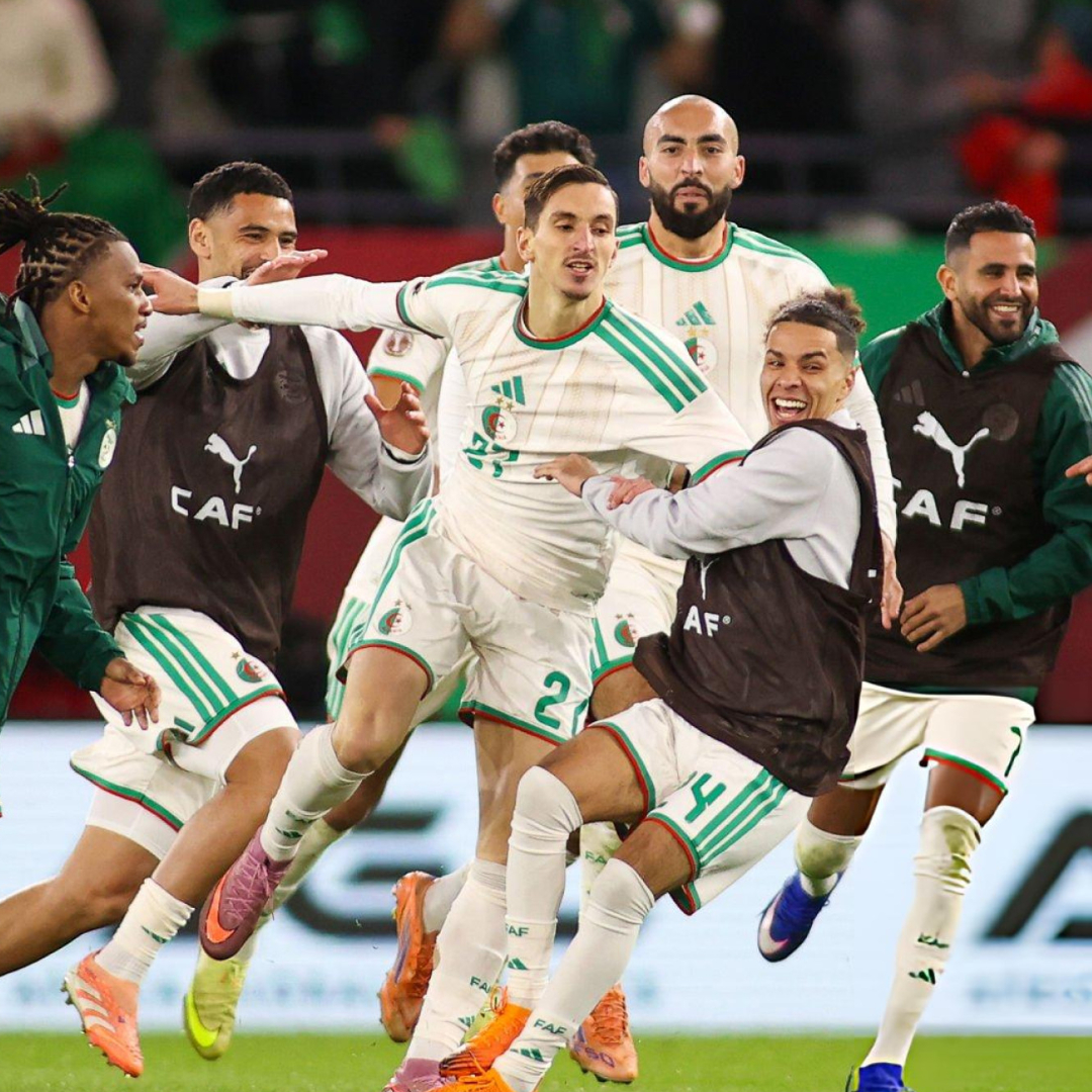 Quarter-final bound. That’s the Energy of the Day. 🇩🇿🤍 #TotalEnergiesAFCON2025 | Football Together